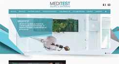 Desktop Screenshot of meditest.fr