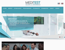 Tablet Screenshot of meditest.fr